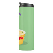 かわいい麺スネークアニメイラストレーションユーモア タンブラー (回転右)