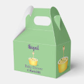 かわいい麺スネークアニメイラストレーションユーモア フェイバーボックス (裏面サイド)