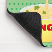 かわいい麺スネークアニメイラストレーションユーモア マウスパッド (コーナー)