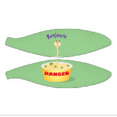 かわいい麺スネークアニメイラストレーションユーモア ミニバスケットボール (パネル)