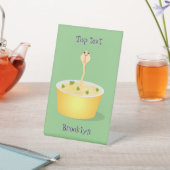 かわいい麺スネークアニメイラストレーションユーモア 台座サイン (インサイチュ)