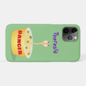かわいい麺スネークアニメイラストレーションユーモア Case-Mate iPhoneケース (裏面(横))