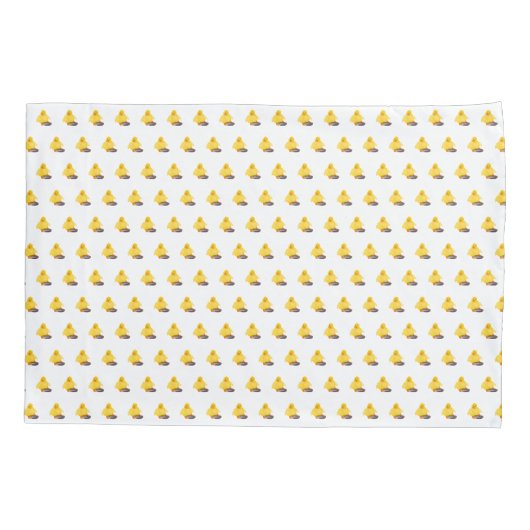 かわいい黄色いアヒル 枕カバー (裏面)