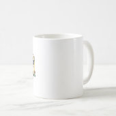 かわいい黄色いスクールバス 先生への感謝を込めて コーヒーマグカップ (正面右)