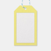 かわいい黄色いダッキー（アヒルちゃん）と傘|過去記事 ギフトタグ (裏面)