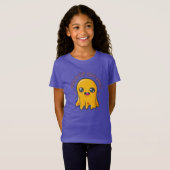 かわいい黄色い幽霊 Tシャツ (正面フル)