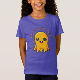 かわいい黄色い幽霊 Tシャツ