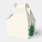 かわいい黄色い恐竜の男の子の誕生日パーティー フェイバーボックス (裏面サイド)