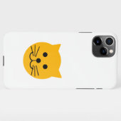 かわいい黄色い猫 iPhoneケース (裏面横)