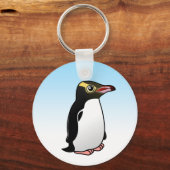 かわいい黄色い目のペンギン キーホルダー (正面)