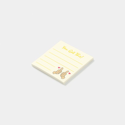 かわいい黄色い親指この得引用文 ポストイット (アングル)