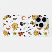 かわいい黄色と緑のブーブハロウィンケース iPhoneケース (裏面横)