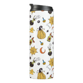 かわいい黄色と緑のブー熱タンブラー タンブラー