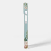 かわいい黄色と青のベビーブッジインパレーケットバード Case-Mate iPhoneケース (裏面 / 左)