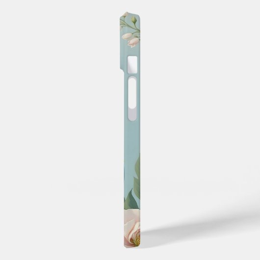 かわいい黄色と青のベビーブッジインパレーケットバード Case-Mate iPhoneケース (裏面 / 左)