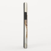 かわいい黄色ののぞきーとブーCorgi犬のモノグラム Case-Mate iPhoneケース (裏面/右)