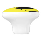 かわいい黄色ののまわりに セラミックノブ (側面)