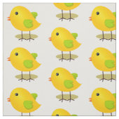 かわいい黄色のひよこ模様 ファブリック (見本)