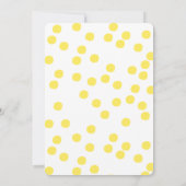 かわいい黄色のひよこ | イースターエッグハント招待状 招待状 (裏面)