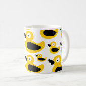 かわいい黄色のアヒル コーヒーマグカップ (正面右)