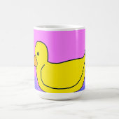 かわいい黄色のアヒル コーヒーマグカップ (中央)