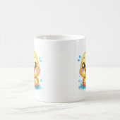 かわいい黄色のアヒル コーヒーマグカップ (中央)