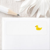 かわいい黄色のアヒル ラベル (インサイチュ)