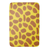 かわいい黄色のキリンの肌のシームレスなパターン バスマット (正面縦)