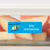 かわいい黄色のハッピーカートゥーパーソナライズされたター ラベル (貼付)