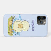 かわいい黄色のヒナのイラスト Case-Mate iPhoneケース (裏面(横))