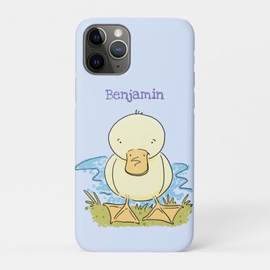 かわいい黄色のヒナのイラスト Case-Mate iPhoneケース (裏)