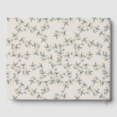 かわいい黄色のベビーヒッポ葉の任意の年齢誕生日 ゲストブック (裏面)