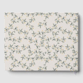 かわいい黄色のベビーヒッポ葉バルーンベビーシャワー ゲストブック (裏面)