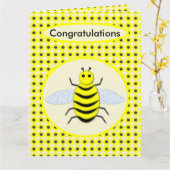 かわいい黄色のベビービージェンダーリビールニュートラル カード (黄色い花)