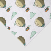 かわいい黄色のホットエアバルーンニュートラル赤ちゃんシャワー 薄葉紙 (詳細)