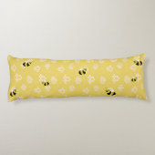 かわいい黄色のママへビー赤ちゃんシャワーギフト ボディピロー (裏面)