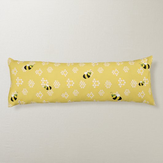 かわいい黄色のママへビー赤ちゃんシャワーギフト ボディピロー (裏面)