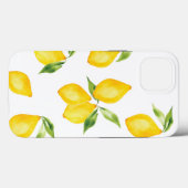 かわいい黄色のレモン水の色のフルーツspeckiPhone ca Case-Mate iPhoneケース (裏面 (横))