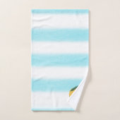 かわいい黄色のレモン漫画おもしろいイラストレーション バスタオルセット (ハンドタオル)