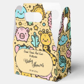 かわいい黄色の動物の幼児 フェイバーボックス (オープン)