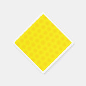 かわいい黄色の太陽のパターン幸せなおもしろい明モダンるい スタンダードカクテルナプキン (角)