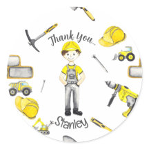 かわいい黄色の建築トラックダンプパターン