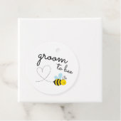 かわいい黄色の新郎さんになる蜂 フェイバータグ (インサイチュ)