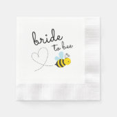 かわいい黄色の花嫁へ 縁ありカクテルナプキン (正面)