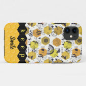 かわいい黄色の蜂iPhoneケース Case-Mate iPhoneケース (裏面(横))