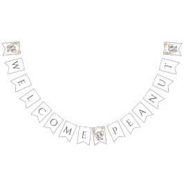 かわいい黄色の象の風船ベビーシャワーのバンティング バンティングフラッグ