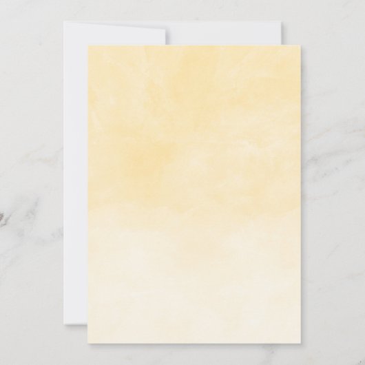 かわいい黄色の赤ちゃんシャワーエレファントバルーン感謝していヨウ サンキューカード (裏面)