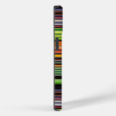 かわいい黒いカラフルストライプ Case-Mate iPhoneケース (裏面 / 右)