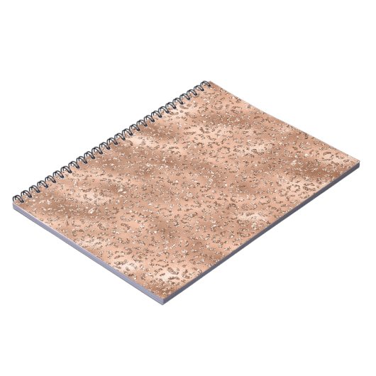 かわいい黒いチーターヒョウの皮のプリント柄 ノートブック (左側)