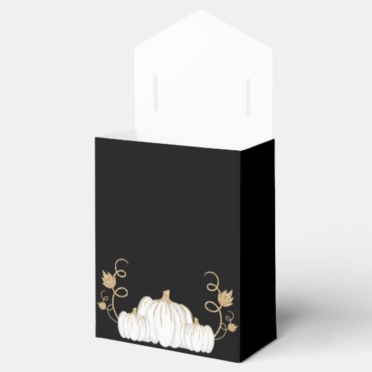 かわいい黒いトリックまたはカボチャのハロウィーンを治療 フェイバーボックス (オープン)